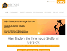 Tablet Screenshot of bestjobs-ag.ch